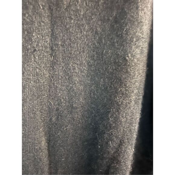 Vintage Stitch Works Black Lambswool Sweater Size Medium Made In Hong Kong - Picture 2 of 6